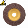Placa de apoio de fibra de vidro para lixamento abrasivo de óxido de alumínio para discos flap para polimento de metal e madeira